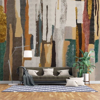 tapet personalizat bohemian tapiserie mixta motive culori armonios eclectic spirit liber boemie mixed tapestry