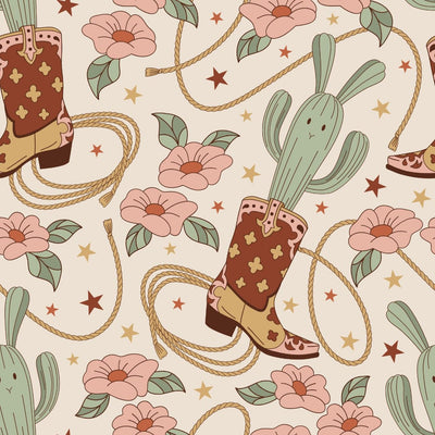 tapet personalizat bohemian vis cowboy aventura libertate farmec rustic indraznet decor cowboy dream