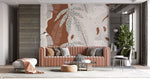 Tapet personalizat bohemian abstractie lut rustic textura autenticitate pamant design artistic modern rustic clay abstraction