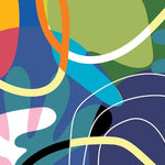 Tapet personalizat bohemian pata culoare suprapusa efect vizual dinamic viata joc artistic nuante lumini overlay color splash