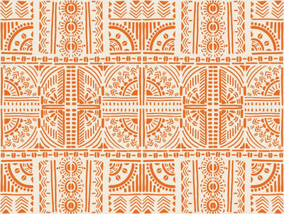 tapet personalizat bohemian templu portocaliu mister caldura destinatii indepartate nota exotica spirituala decor the orange temple