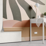 Tapet personalizat Bohemian cu elemente abstracte in nuante pamantii - EARTHY ELEMENTS