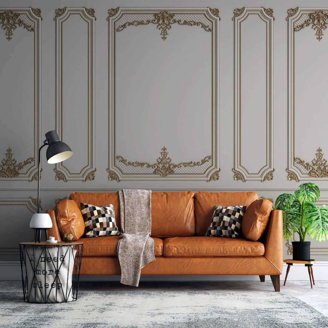 Tapet personalizat arhitectural walls lambriu regal eleganta grandoare stil clasic pereti declaratie impresionanta royal wainscot