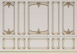 Tapet personalizat arhitectural walls lambriu regal eleganta grandoare stil clasic pereti declaratie impresionanta royal wainscot