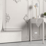 Tapet personalizat arhitectural walls boiserie victoriana farmec detalii bogate epoca victoriana decor clasic sofisticat victorian boiserie