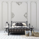 Tapet personalizat arhitectural walls boiserie victoriana farmec detalii bogate epoca victoriana decor clasic sofisticat victorian boiserie