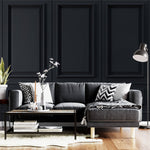 Tapet personalizat Architectural Walls panouri decorative in nuante de negru si lumini - BLACK PANELING