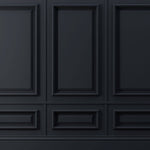 Tapet personalizat Architectural Walls panouri decorative in nuante de negru si lumini - BLACK PANELING
