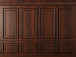 Tapet personalizat Architectural Walls cu panouri decorative din lemn de nuc rosiatic - RED WOOD WAINSCOT