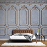 Tapet personalizat Architectural Walls cu rame decorative vintage elegant - CINDERELLA ROYAL