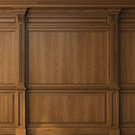 Tapet personalizat Architectural Walls cu panouri decorative din lemn de nuc - PURE WALLNUT