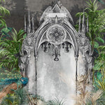 Tapet personalizat victorian coloane decorate paun eleganta victoriana opulenta naturii stil sofisticat farmec peacock columns