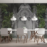 Tapet personalizat victorian arc gotic intunecat mister dramatism arhitecturii medievale nota impunatoare caracter dark gothic arch