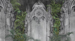 Tapet personalizat victorian arc gotic intunecat mister dramatism arhitecturii medievale nota impunatoare caracter dark gothic arch