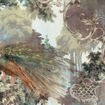 Tapet personalizat victorian paun stil victorian celebreaza frumusetea eleganta epocii detalii bogate culori vibrante plus rafinament victorian peacock