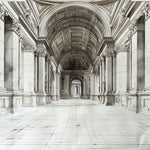 Tapet Personalizat Victorian cu holul arhitectural al unei cladiri in stil neoclasic - NEOCLASSICAL GRANDEUR