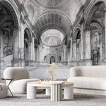 Tapet Personalizat Victorian cu schita arhitecturala al unei cladiri in stil italian - ECHOES OF ROME