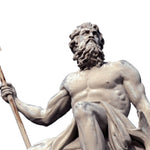 Fototapet Personalizat Victorian cu statuia lui Poseidon - POSEIDON'S SCULPTURE