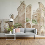 Tapet Personalizat Victorian cu ruine si vegetatie densa - RUINS VEGETATION