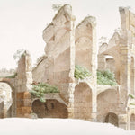 Tapet Personalizat Victorian cu ruine si vegetatie densa - RUINS VEGETATION