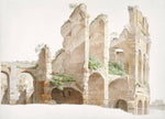 Tapet Personalizat Victorian cu ruine si vegetatie densa - RUINS VEGETATION