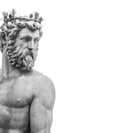 Fototapet Personalizat Victorian cu statueta Zeului Neptun - NEPTUNE GOD