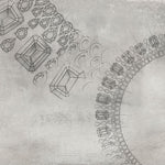 Tapet Personalizat Victorian cu schite cu bijuterii si cristale - ADORNMENT