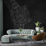 Tapet Personalizat Victorian cu schite cu bijuterii si inel cu diamant - THE BLUEPRINT OF BEAUTY