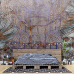 Tapet Personalizat Victorian cu sera cu plante tropicale - VIBRANT GREENHOUSE