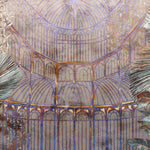 Tapet Personalizat Victorian cu sera cu plante tropicale - VIBRANT GREENHOUSE