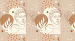 Tapet personalizat - VICTORIAN BOHO SCULPTURE III