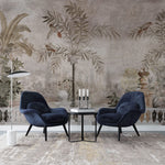 Tapet Personalizat Victorian cu peisaj tropical cu efect de fresca - VICTORIAN TROPICAL FRESCO