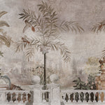 Tapet Personalizat Victorian cu peisaj tropical cu efect de fresca - VICTORIAN TROPICAL FRESCO