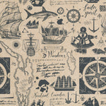Fototapet personalizat - VINTAGE SAILOR'S MAP