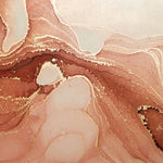 Tapet personalizat marble in nuante de roz pamantiu si cu insertii aurii dusty rose