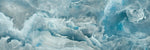Tapet personalizat marble in nuante de albastru above the clouds