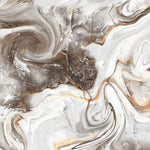 Tapet personalizat marble in nuante de maro si alb in forma de vartejuri latte swirl