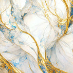 Fototapet personalizat marble in nuante deschise cu insertii aurii zeus's lightining