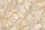 Tapet personalizat marble in nuante bej aurii alaska gold