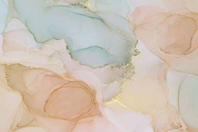 tapet personalizat marble cu o textura de piatra in nuante blande de caisa si crem ideala pentru o atmosfera primitoare soft apricot