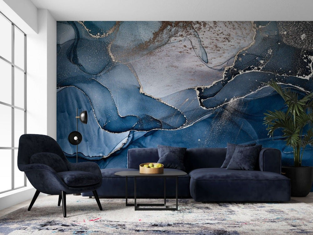 Tapet personalizat marble cu o marmura in nuante delicate de gri deschis si alb aducand o eleganta clasica cinderella