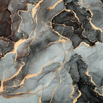 Tapet personalizat marble cu o marmura intunecata inspirata de roci vulcanice aducand un aspect robust si misterios volcanic marble