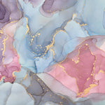 Tapet personalizat marble cu o marmura in nuante pale de albastru si gri deschis ce inspira liniste si o atmosfera calma serenity
