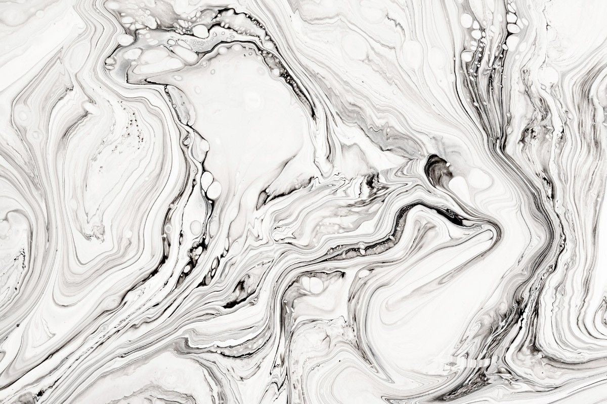 tapet personalizat marble cu o marmura alba cu detalii fine asemanatoare cernelii ce ofera luminozitate si rafinament white ink