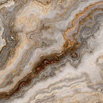 Tapet personalizat marble cu un model de piatra semipretioasa de agat gri cu straturi delicate ce ofera un decor sofisticat brown agate