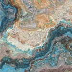 Tapet personalizat marble cu o marmura in nuante intense de albastru cu accente de alb si gri pentru un design modern si vibrant azul