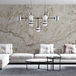 Tapet personalizat marble cu o textura de travertin in nuante calde de bej si crem ideala pentru un stil natural si atemporal travertine
