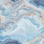Tapet personalizat marble cu o textura de piatra in tonuri de albastru pal si alb inspirata de ghetari creand o atmosfera senina arctic ii