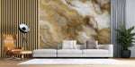 Tapet personalizat marble cu o marmura in nuante calde de bej si crem cu detalii ce evoca atmosfera relaxanta a bailor turcesti hammam i