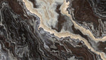 Tapet personalizat marble cu o marmura bogata in nuante de maro inchis si accente de cafeniu creand un decor sofisticat dark chocolate